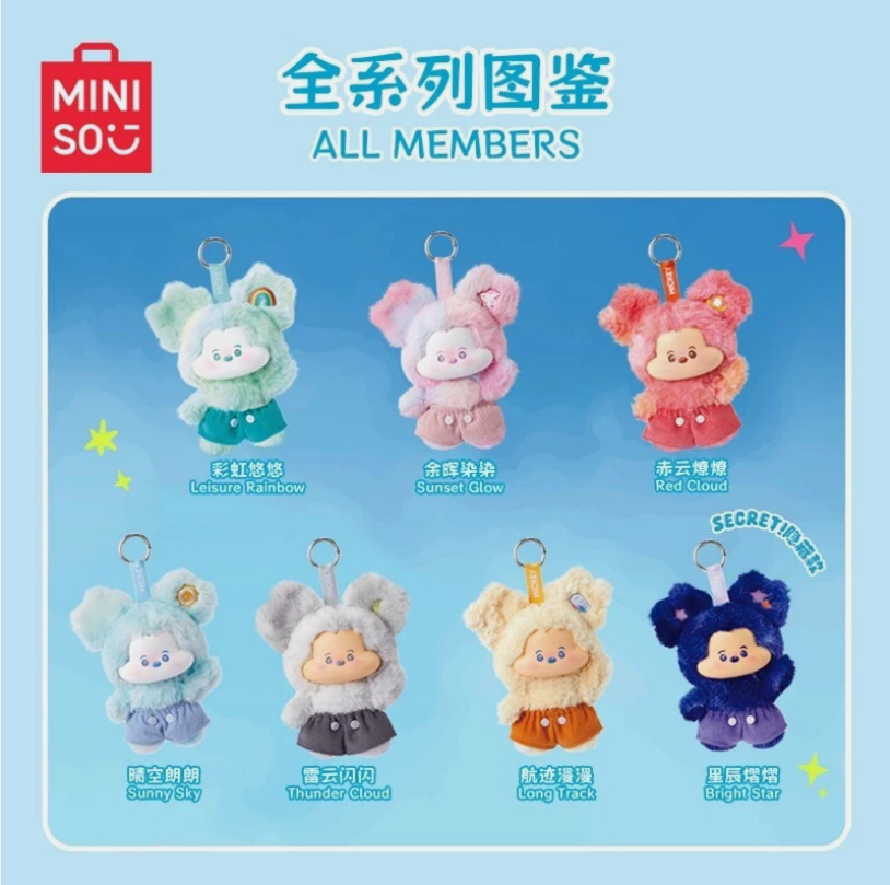 Mickey Head in The Clouds Series Vinyl Plush