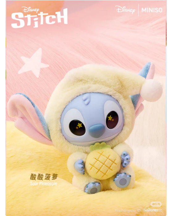 Stitch Eat Something Before Sleep Plush Keychain Blind Box