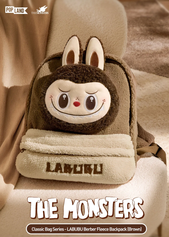 Labubu Berber Fleece Backpack