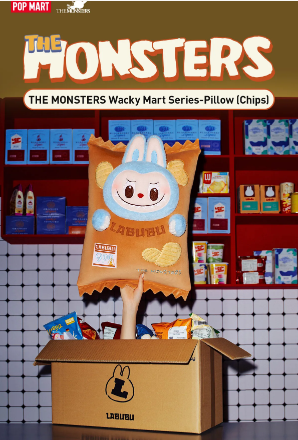 The Monsters Wacky Mart Series Pillow-Chips