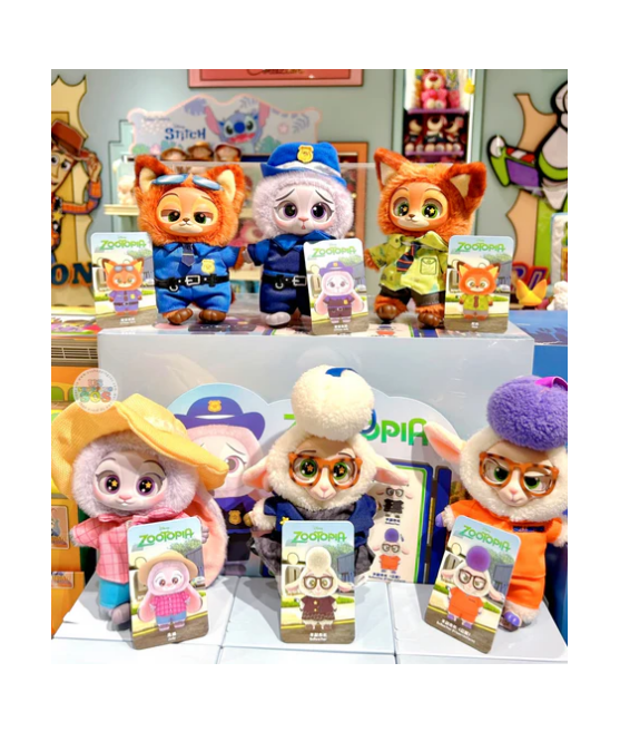 Zootopia Vinyl Plush Pendant Blind Box Series