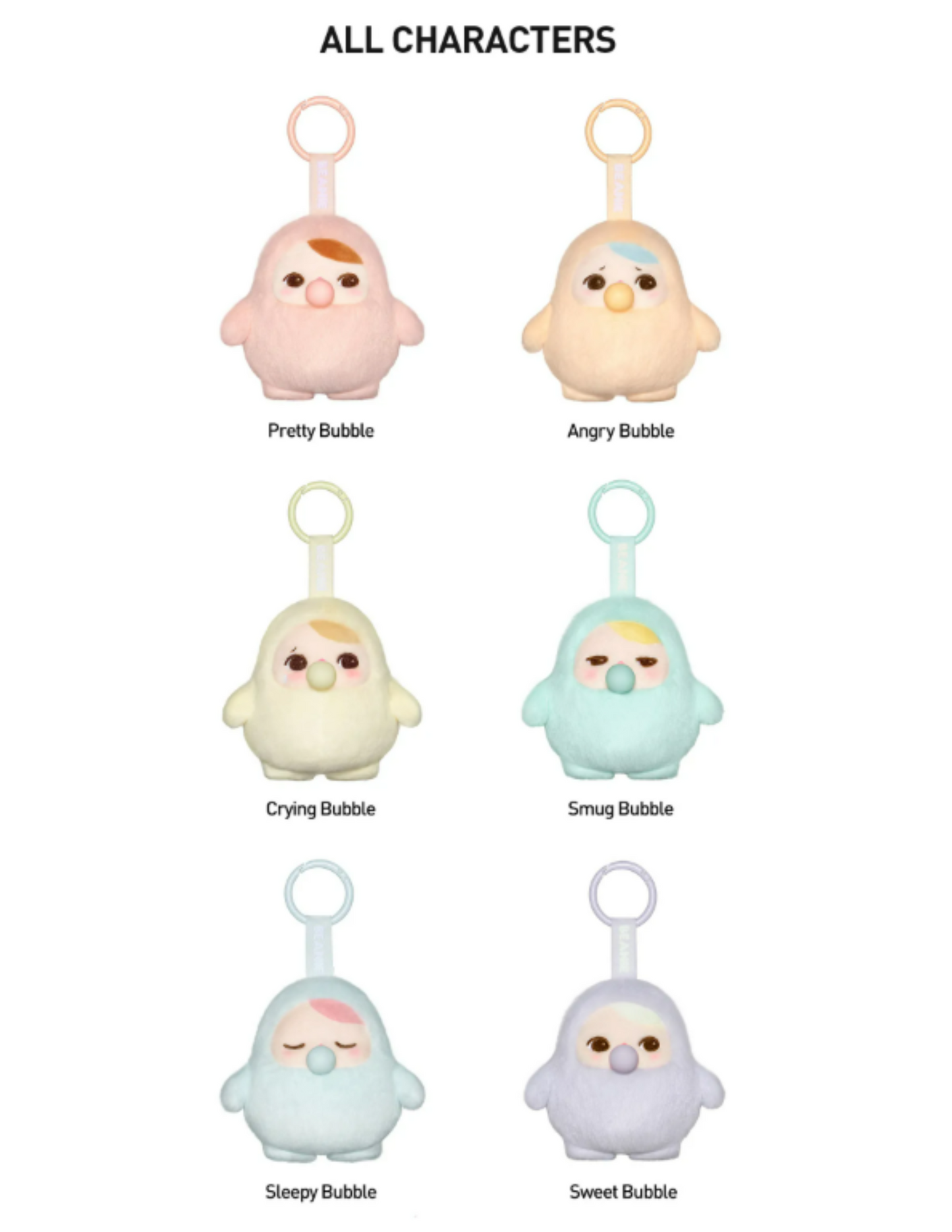 PUCKY BEANIE BUBBLE UP SERIES-Plush Pendant Blind Box