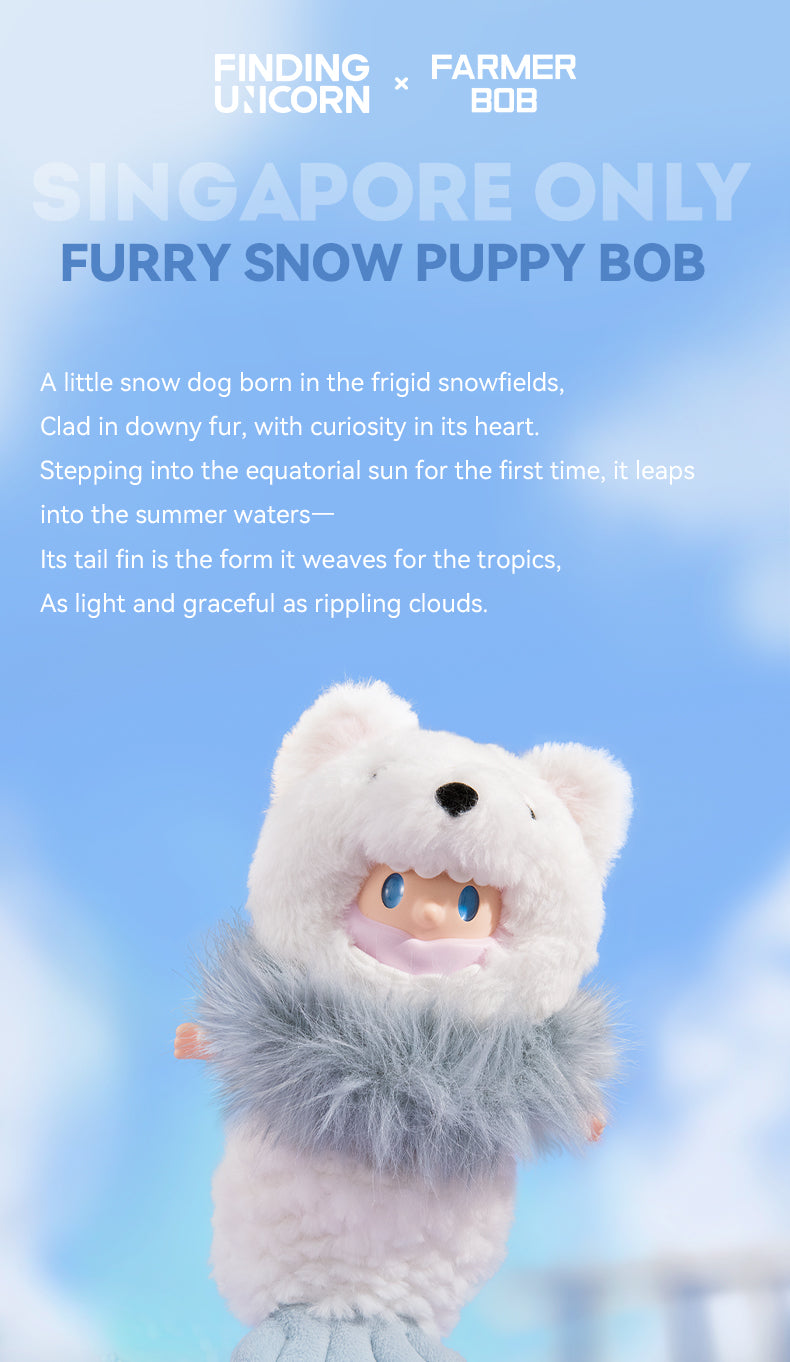 Furry Snow Puppy Bob