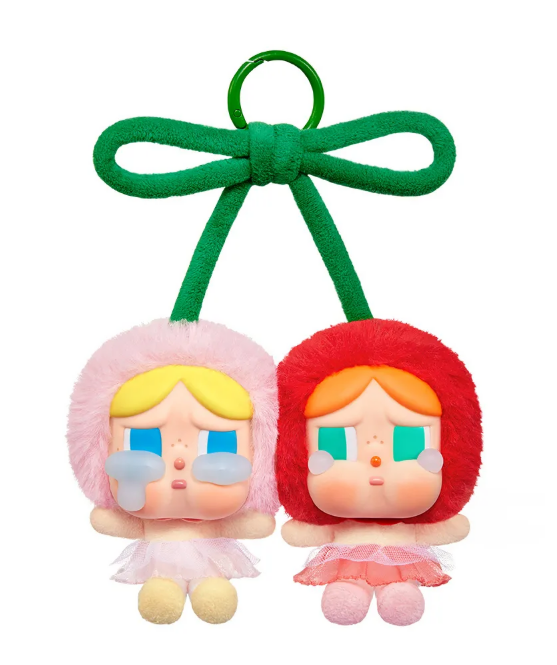 CRYBABY Crying For Love Series-Vinyl Plush Hanging Card (Love You Cherry Much)