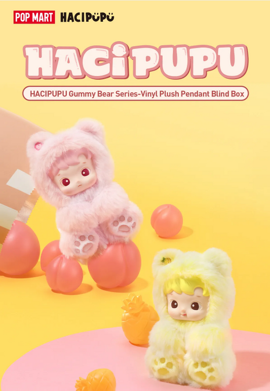 HACIPUPU Gummy Bear Series-Vinyl Plush Pendant Blind Box