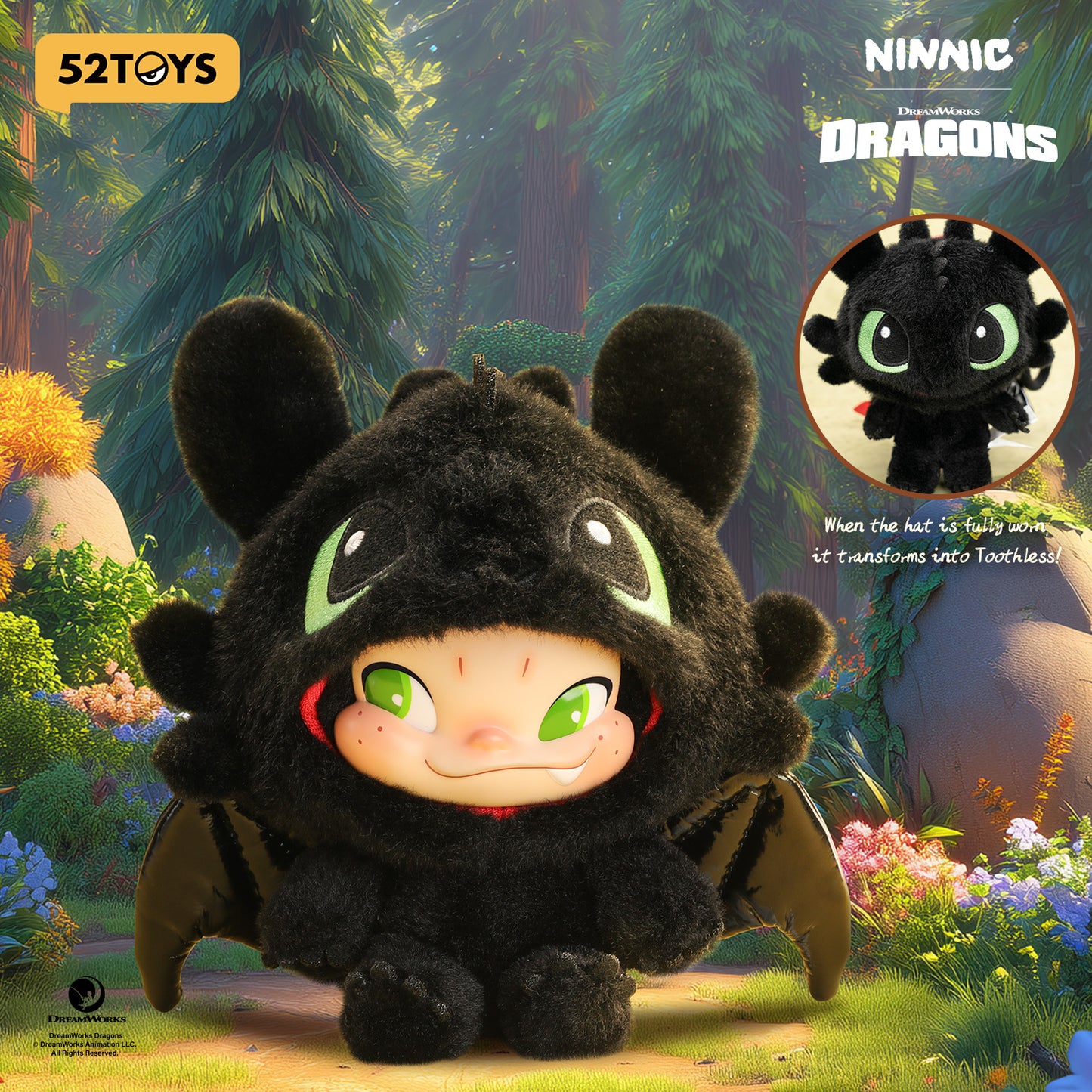 NINNIC & TOOTHLESS Limited Edition Plush Pendant