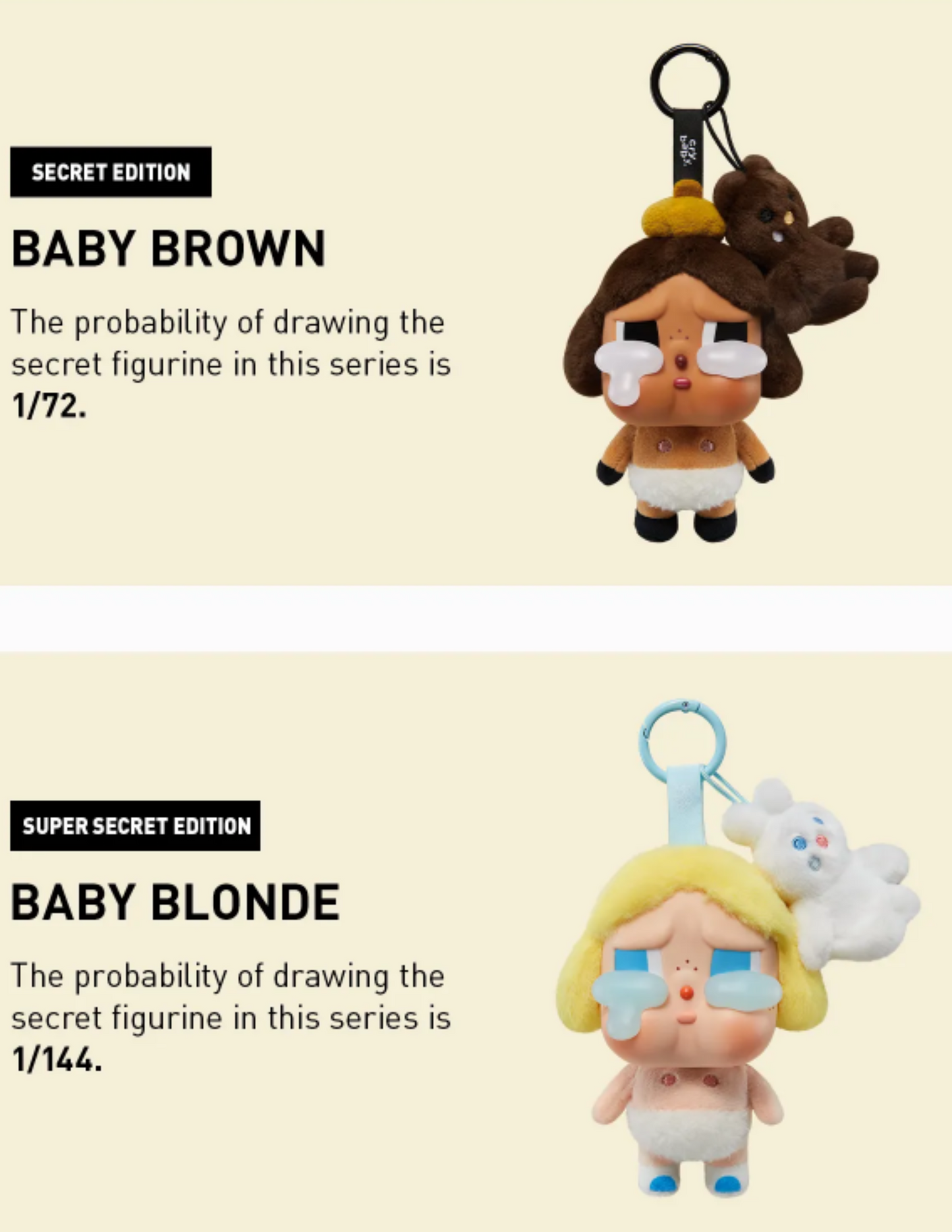 CRYBABY Crying Again Series-Vinyl Face Plush Blind Box
