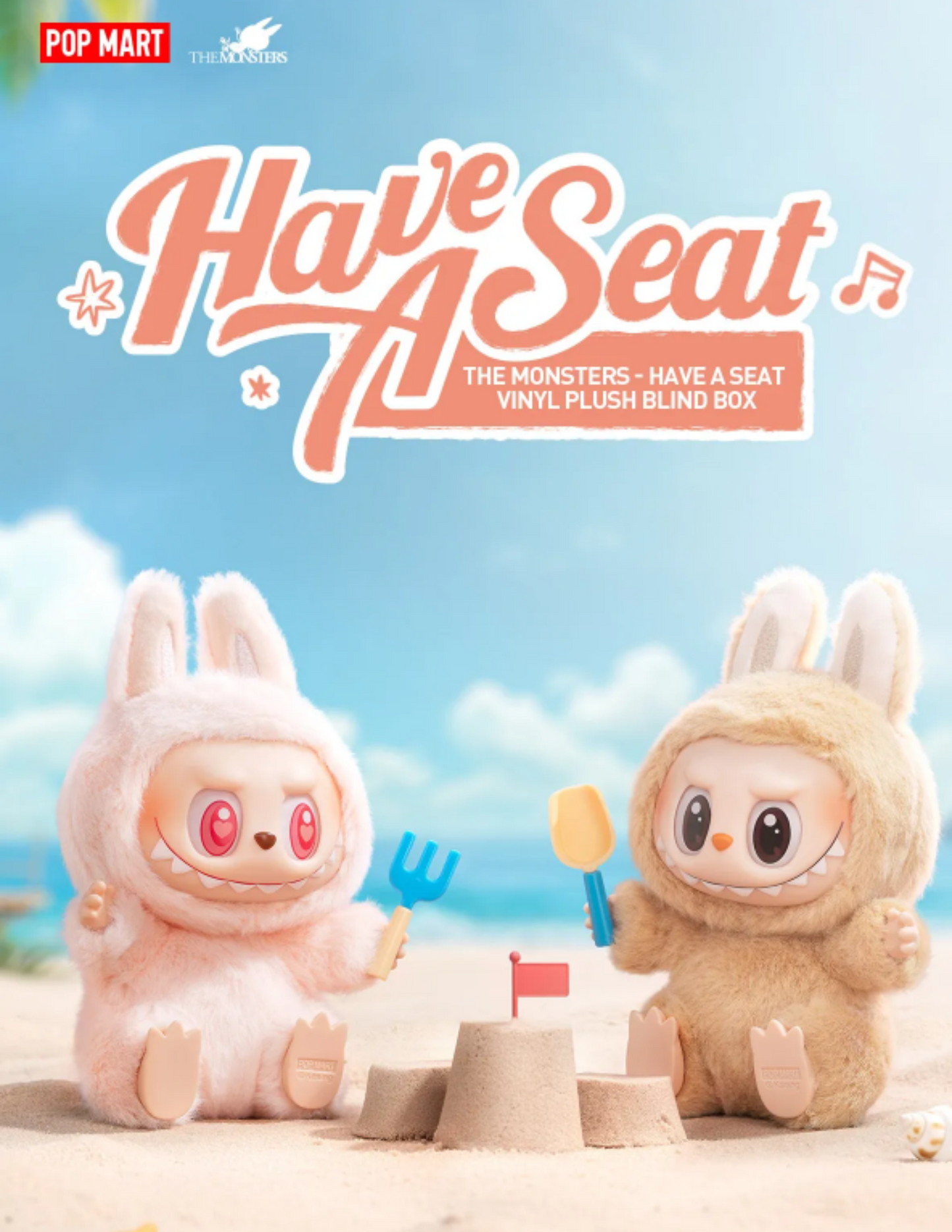 THE MONSTERS - Have a Seat Vinyl Plush Blind Box