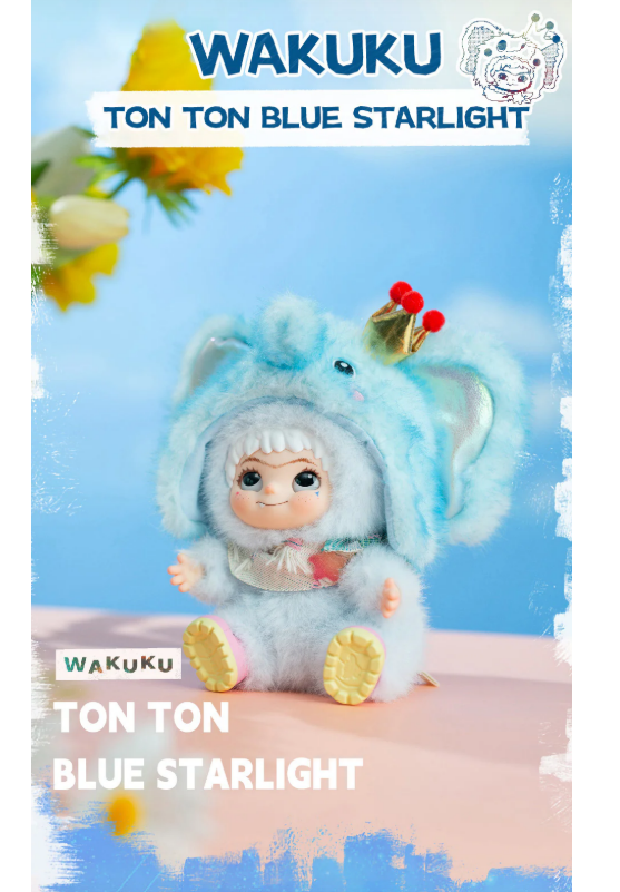 Wakuku Ton Ton Blue Starlight