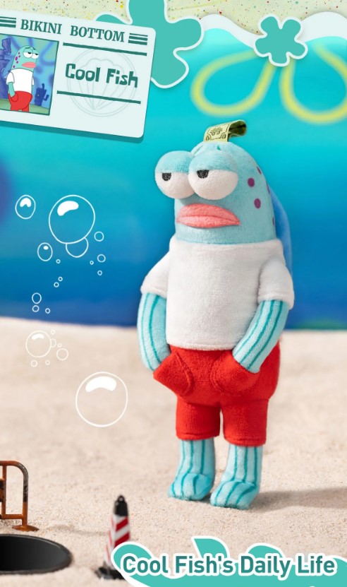 Bikini Bottom Buddies - Whimsical Plush pendant