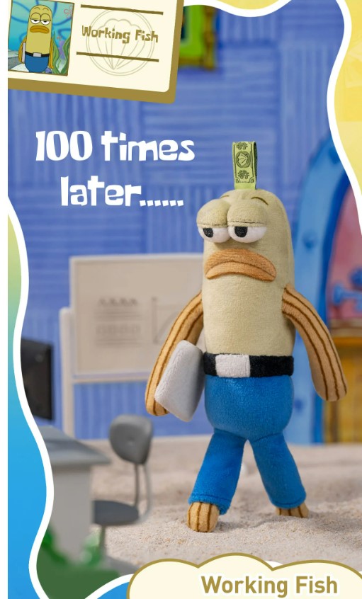Bikini Bottom Buddies - Whimsical Plush pendant