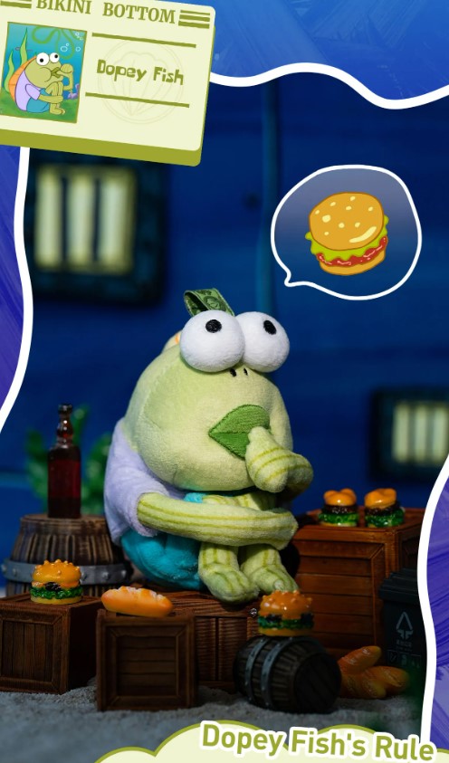 Bikini Bottom Buddies - Whimsical Plush pendant