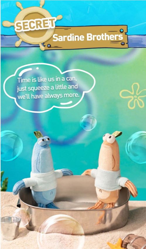 Bikini Bottom Buddies - Whimsical Plush pendant