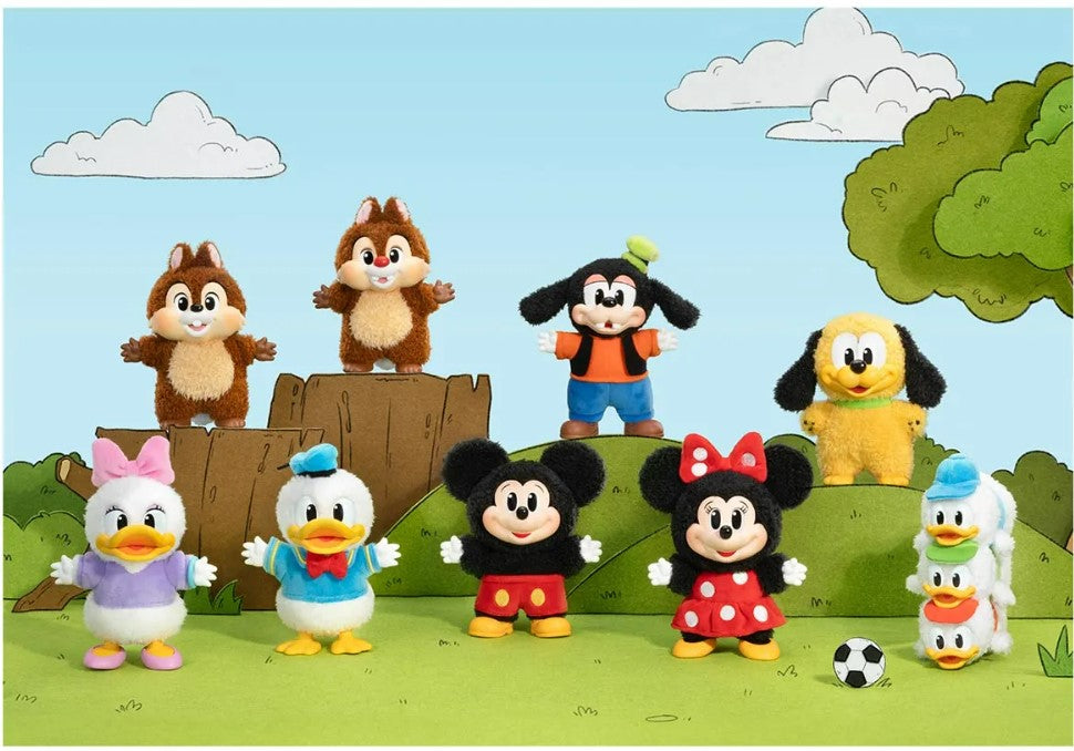 Mickey Family Cute Together Keychain Series Figures