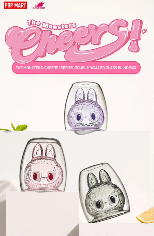THE MONSTERS-CHEERS ! SERIES-Double-walled Glass Blind Box
