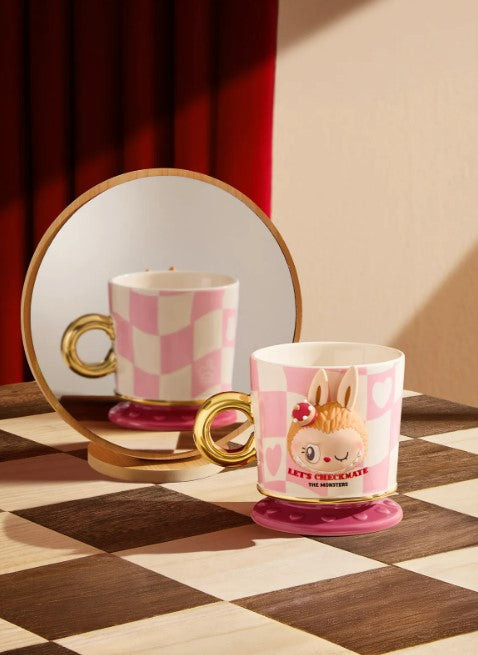 THE MONSTERS Let's Checkmate Series-Mug (Pink)