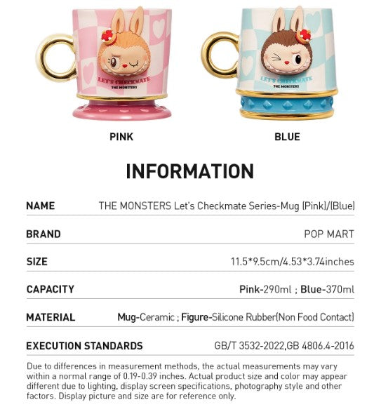 THE MONSTERS Let's Checkmate Series-Mug (Pink)