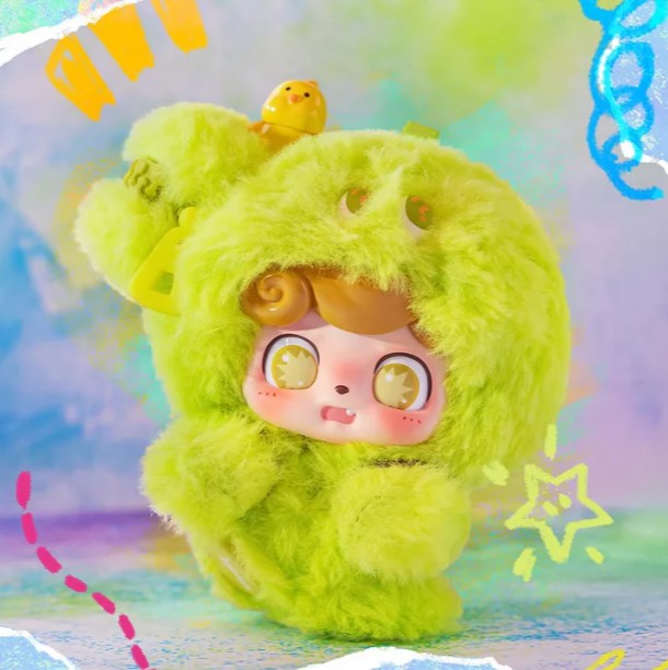 Q.Kid Emotional Hairy Monsters Series Plush Blind Box