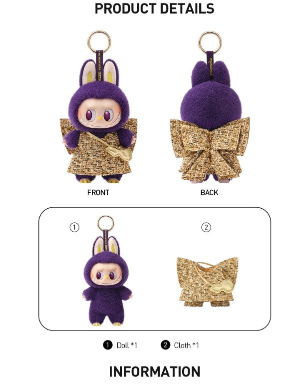 LABUBU × PRONOUNCE - WINGS OF FORTUNE Vinyl Plush Hanging Card